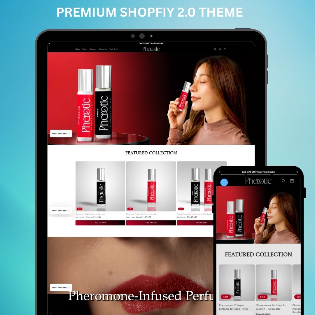 Ecomfiy –Perfume Shopify Website Template
