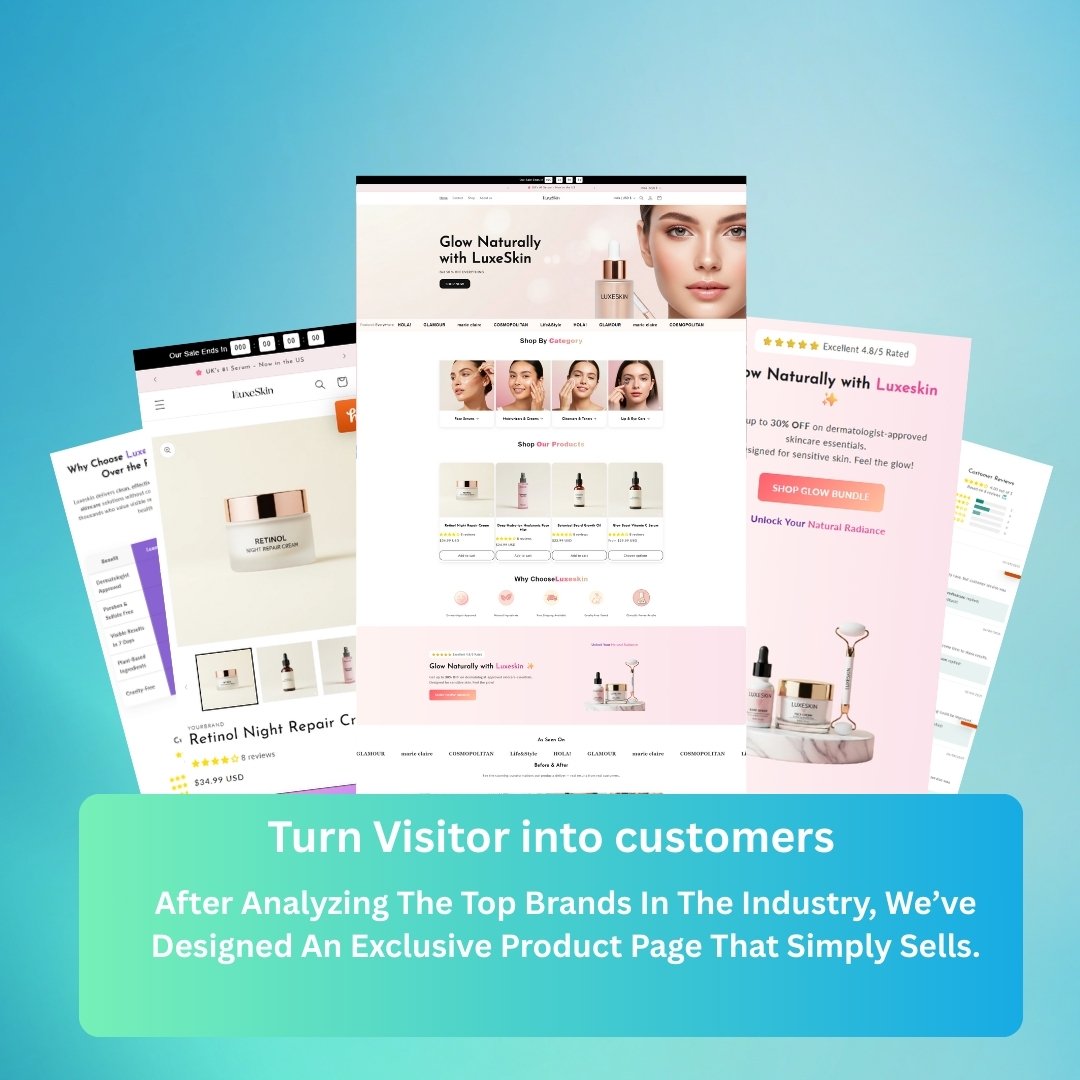 Premium Shopify 3.0 Beauty Skincare Theme | ECommerce Template for Face Serum & Cosmetic - Image 2