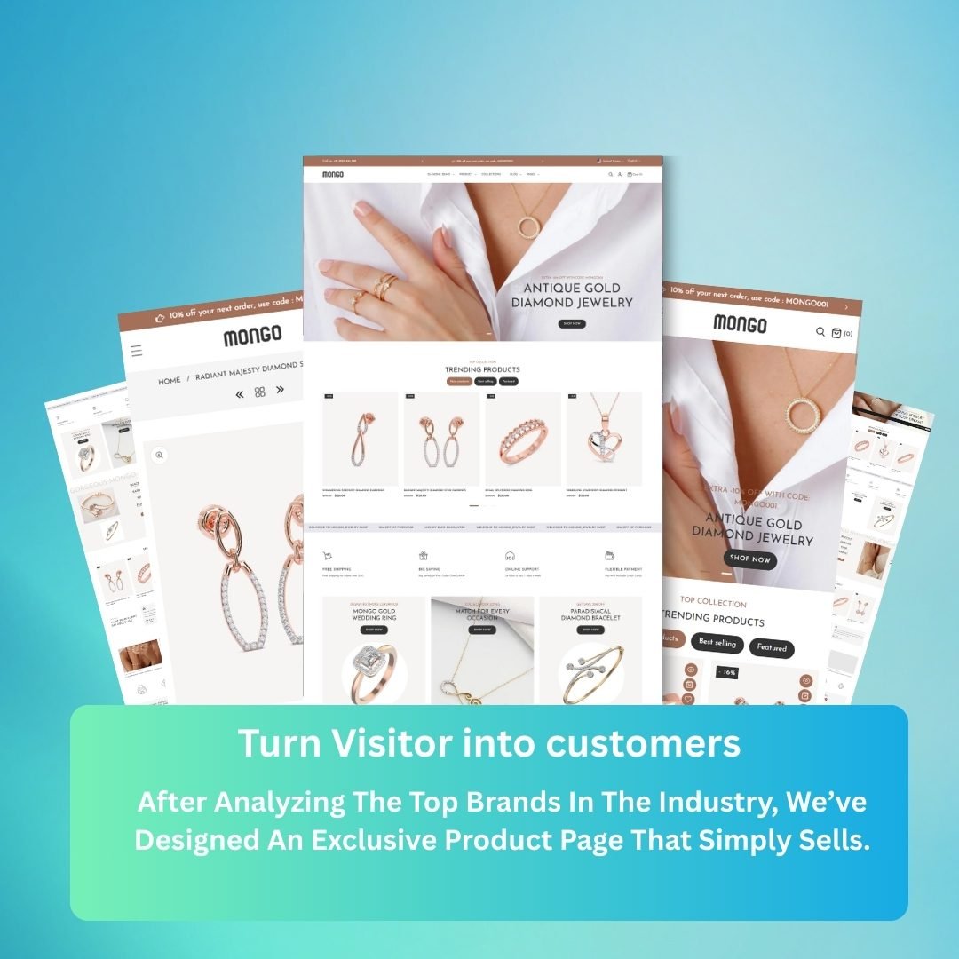 Jewelry Shopify Theme: Minimalist Website Template layoutkart - Image 2