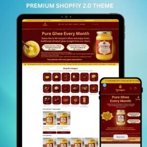 Shopfiy Website Ghee Product