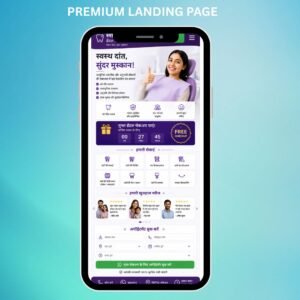 Dental Clinic Mobile Landing Page