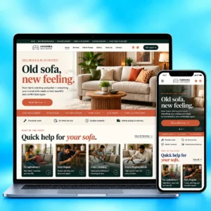 Sofa Repair Website Template – Upholstery & Furniture Repair