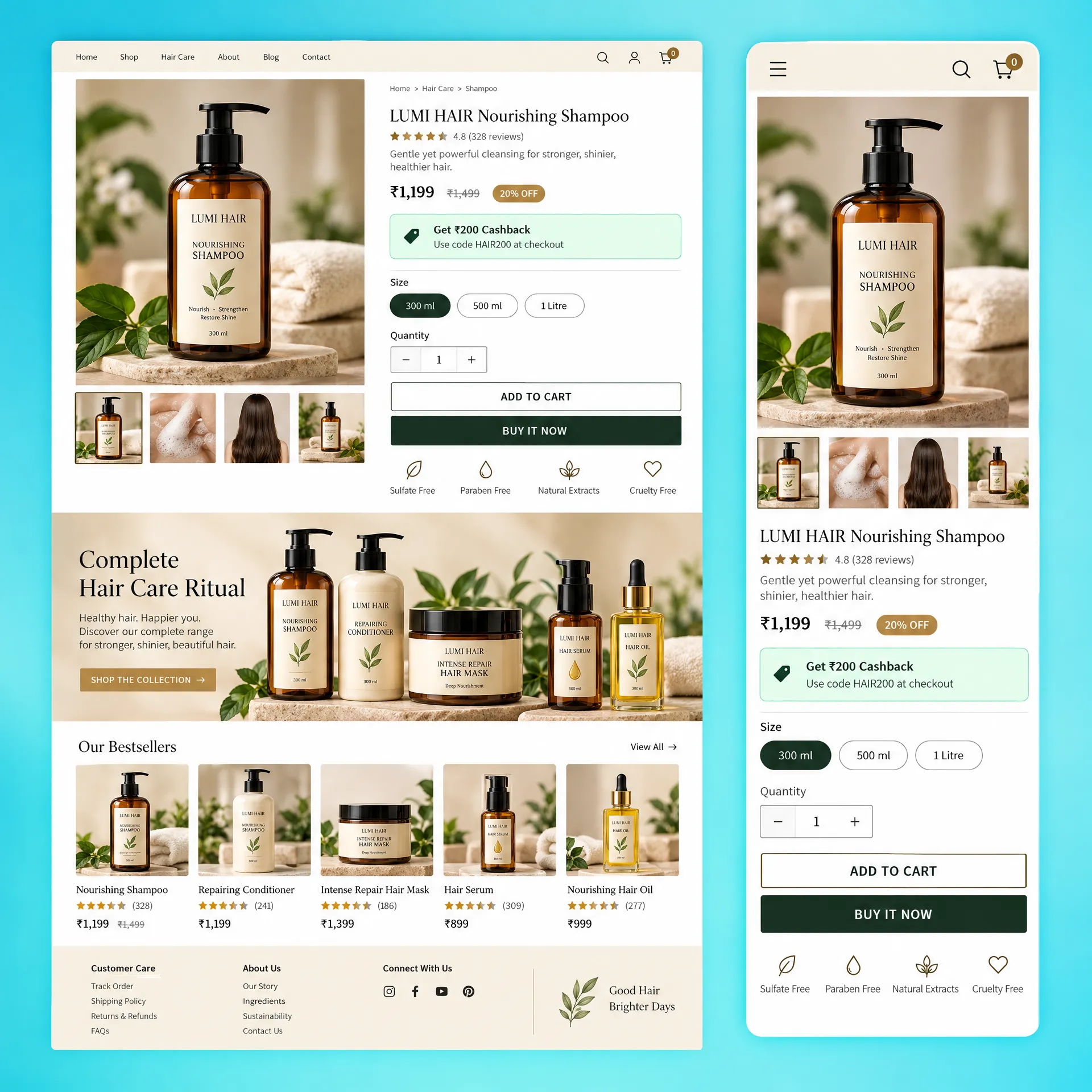Salon Shopify Theme - Preview 2 by LayoutKart