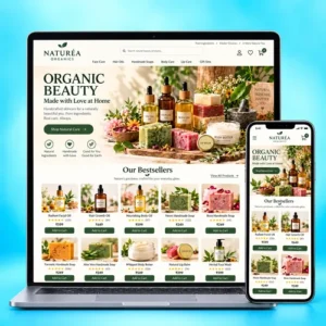 Organic Beauty Product Page Shopify Theme | Face Oil & Soap