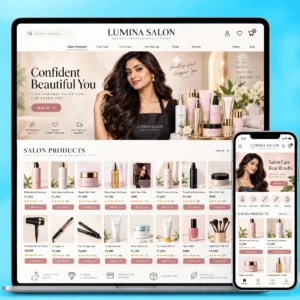 Salon Products Shopify Theme | Hair Care & Beauty Store Template