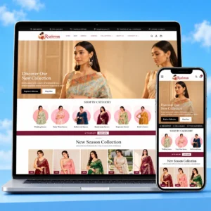 Rajeshwari Premium Saree Shopify Website