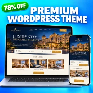 Hotel Website Template for Hotels, Resorts & Banquet Halls | LayoutKart