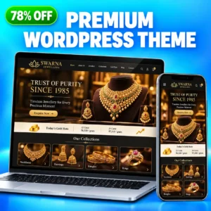 Jewellery Shop Website Template for Jewellery Stores | LayoutKart
