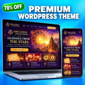 Astrology Website Template for Astrologers & Vastu Consultants | LayoutKart