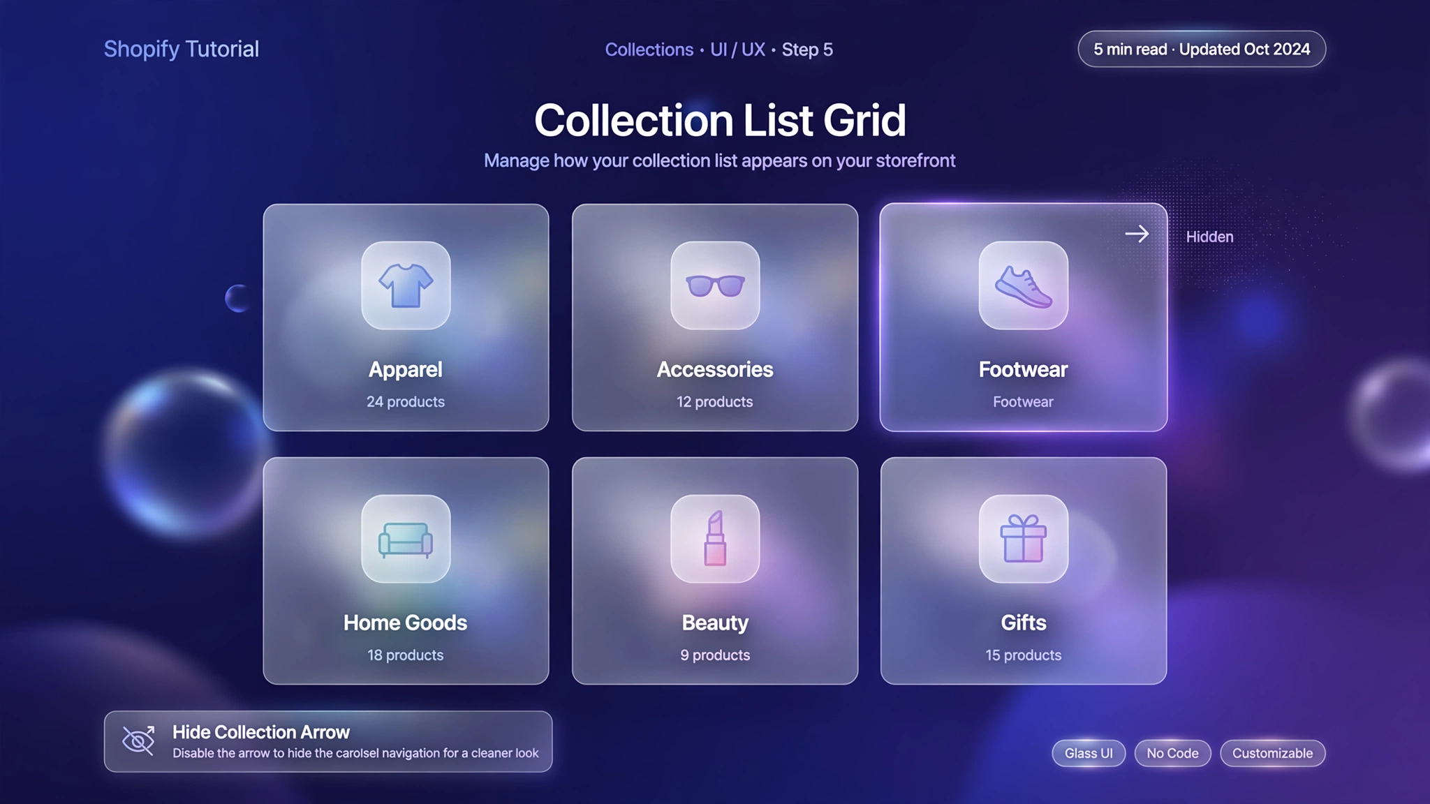shopify-hide-collection-list-arrow