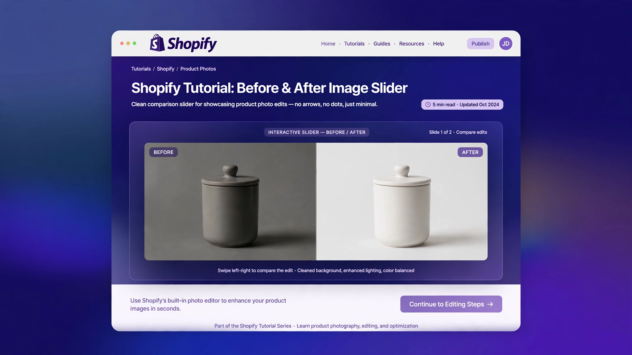 How to Hide Slider Navigation in Shopify