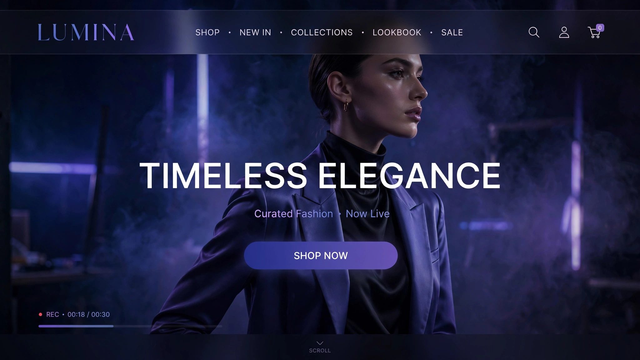 Shopify Video Background Hero Section