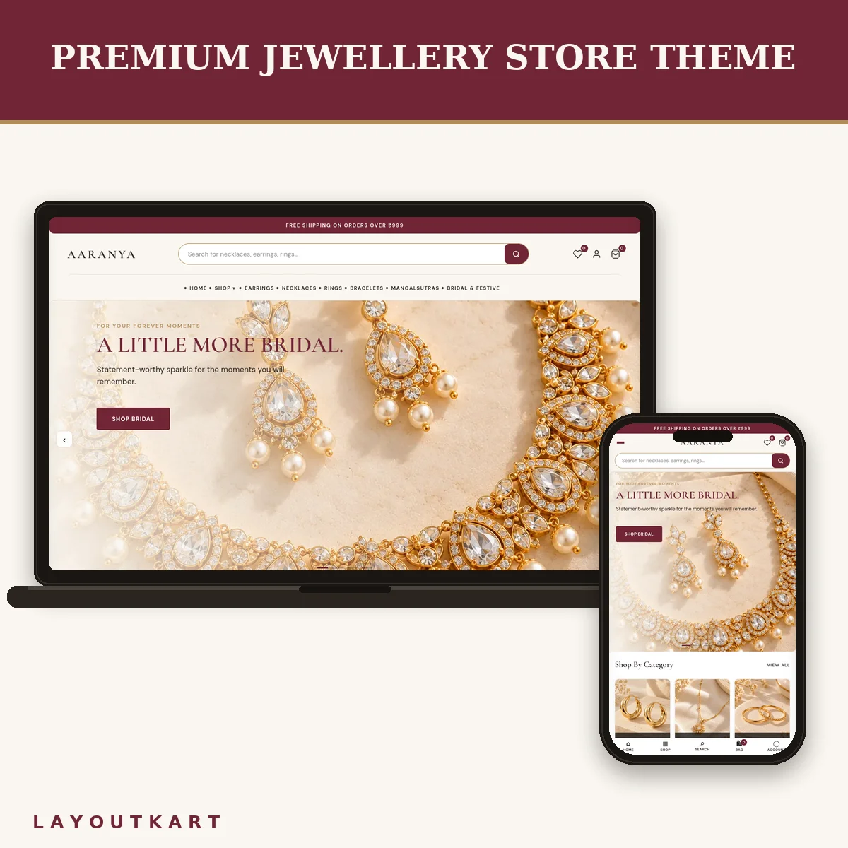 AARANYA — Jewellery Store WooCommerce Theme with Store Dashboard - Image 2